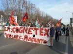 La manifestazione dei lavoratori dell'ex Cognetex - 23 gennaio 2014
